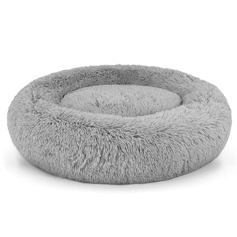 Pet Dog Bed Super Soft Kennel round Fluffy Cat House Warm Indoor Comfortable Sleeping Cushion Mat Sofa Washable Puppy Long Plush