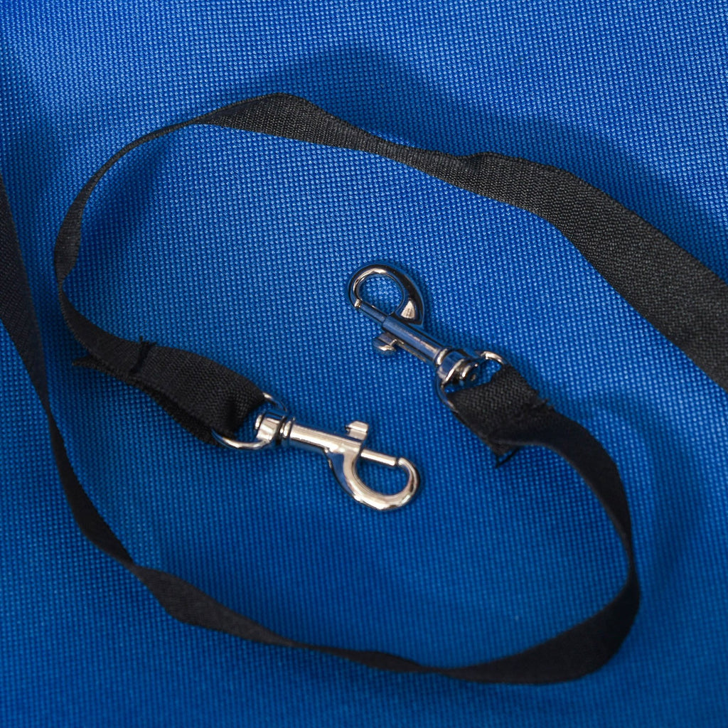 Hundewagen Pet Stroller Für Kleine Hunde Haustierwagen Klappbar Oxford Blau