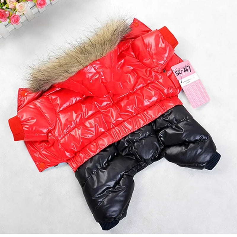 Winter Pet Dog Clothes Thicken Warm Jacket for Small Large Dogs Waterproof Puppy Pet Coat Chihuahua Pug French Bulldog Clothing