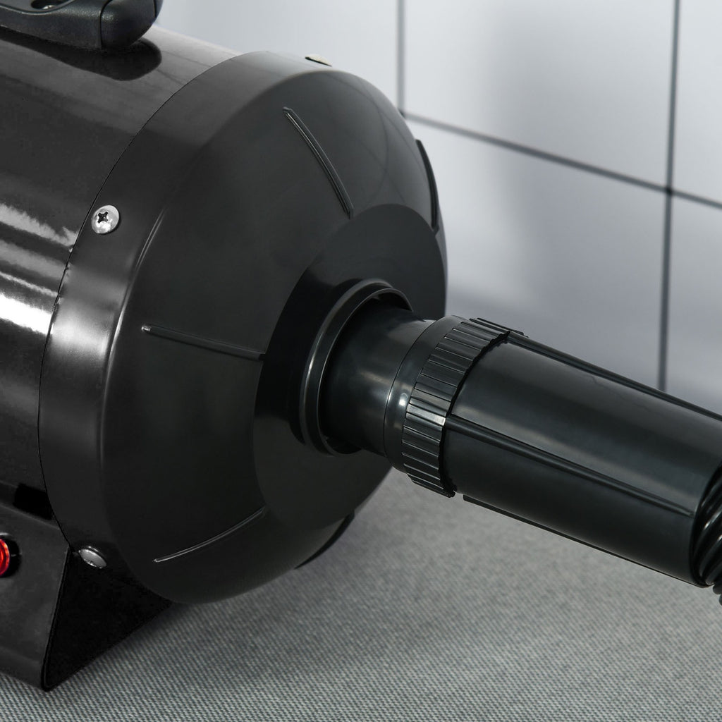 Profi Hundefön Tierfön Pet Dryer Flüsterfön Hundetrockner 2800W Metall Schwarz