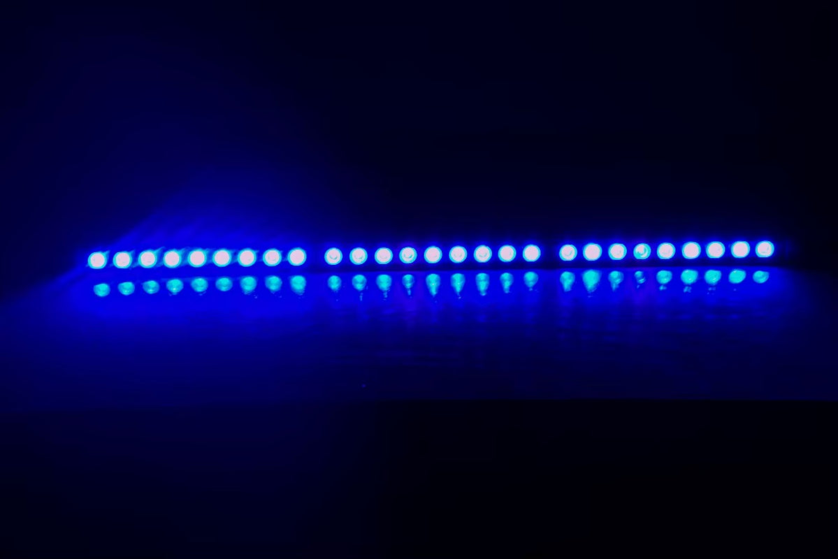 54W/81W/108W Led Aquarium Light with Only 470Nm Blue Spectrum Strip Light Beautiful Your Coral Reef Fish Tank Lamp