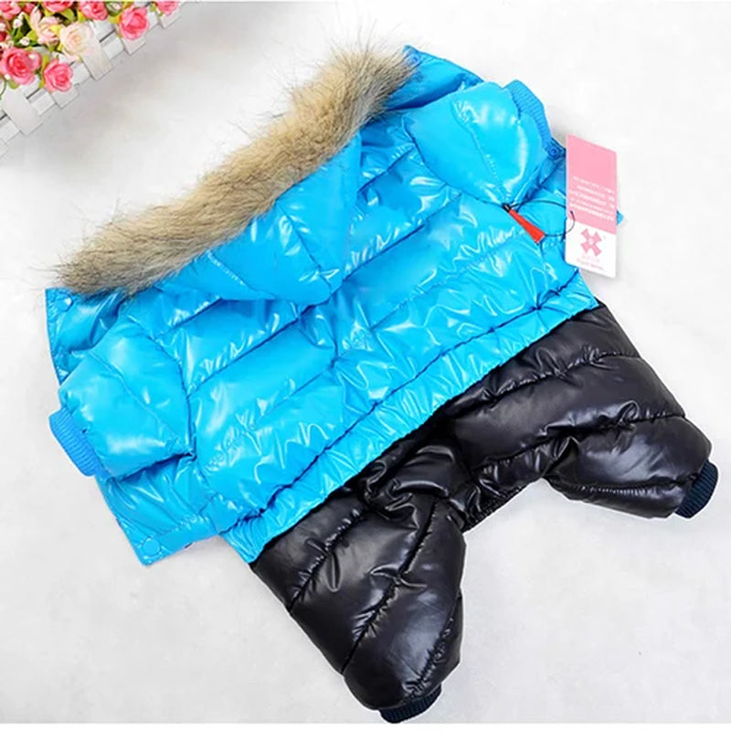 Winter Pet Dog Clothes Thicken Warm Jacket for Small Large Dogs Waterproof Puppy Pet Coat Chihuahua Pug French Bulldog Clothing