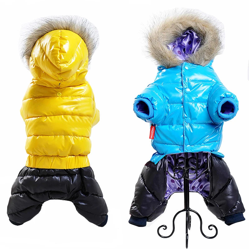 Winter Pet Dog Clothes Thicken Warm Jacket for Small Large Dogs Waterproof Puppy Pet Coat Chihuahua Pug French Bulldog Clothing